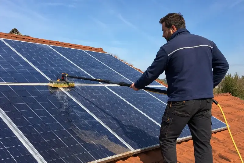 Nettoyage et entretien de panneaux solaires à Escource