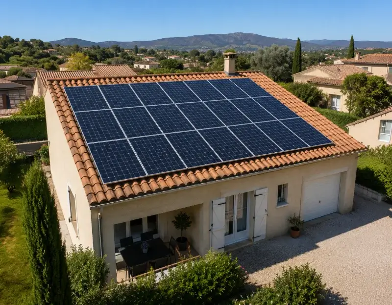 Prime à l'autoconsommation panneaux solaires Escource — aide financière de l'État